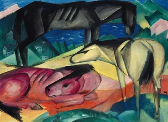 Três cavalos II, 1913.