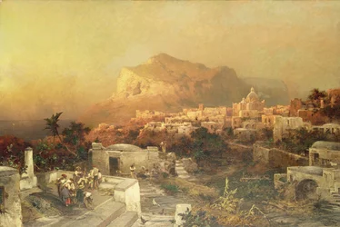 Capri, c.1870-79 (óleo sobre tela)