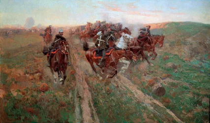 Cena da Batalha de Kuryuk-Dara em julho de 1854, 1900.