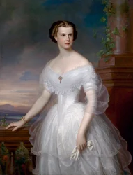 "Retrato de Elisabeth de Wittelsbach (1837-1898) (sissi ou sisi), imperatrice d