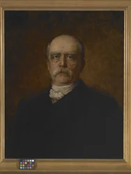 Retrato de Otto Eduard Leopold Von Bismarck (óleo sobre tela)