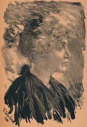Esboço de F. Skarbina, 1896, 1898