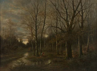 Au paisagem perto de Lundenburg