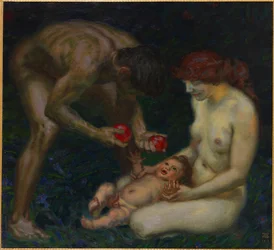 Adão e Eva A Família, 1912.