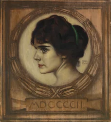 Retrato de Gemma Bierbaum, 1902.
