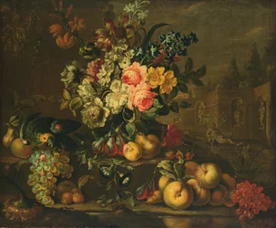 Flores e frutas