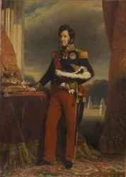 Francês:  Louis-Philippe 1er, Roi des Francais (1773-1850) Louis Philippe I em uniforme de oficial general