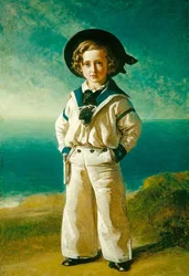Rei Edward VII 1841-1910, quando Albert Edward, Príncipe de Gales, 1846
