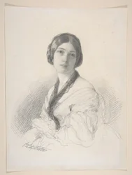 Retrato da baronesa Gudin, nascida Margareth Louis Hay