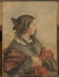 Retrato da jovem rainha Vitória