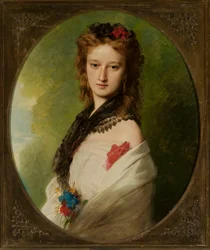 Retrato de Zofia Zamoyska, nascida Potocka (1851-1927)