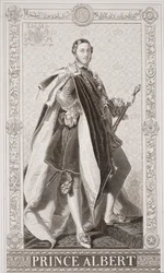 Príncipe Albert (1819-61) de "Ilustrações da História Escocesa e Inglesa" II