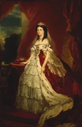 Princesa Augusta de Saxe-Weimar-Eisenach 1811-1890, Rainha da Prússia, ca 1859.