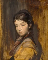 Rapariga desconhecida, Wilhelm Busch