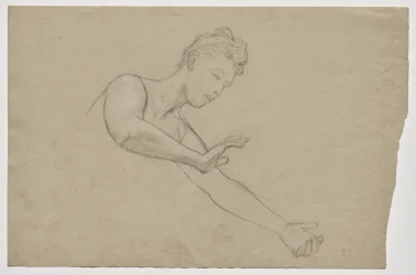 Estudo de figura para a faculdade de pintura "Teologia