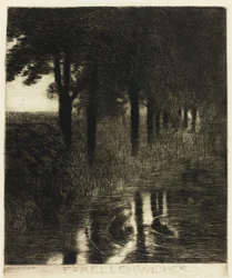 A piscina de trutas