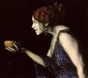 Tilla Durieux 1880-1971 como Circe, c.1913.
