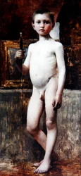 Menino, c.1911 (óleo sobre tela)