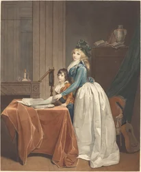 The Optical Viewer, c.1793 (gravura e lavagem)