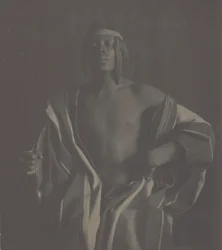 Um chefe etíope, 1897, impresso c. 1902.