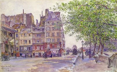 O Quai des Orfevres, 1906 (wc no papel)