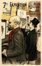7ª Exposição do Salon des 100 de dezembro de 1894 Cartaz, 1894