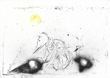 Figura misteriosa com bico