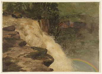Uma cascata na Colômbia