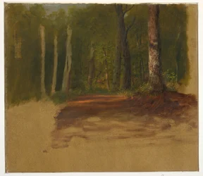 Desenho, Uma estrada para a floresta, 1850-60