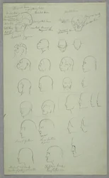 Desenho, Estudos Anatómicos, 1865-70