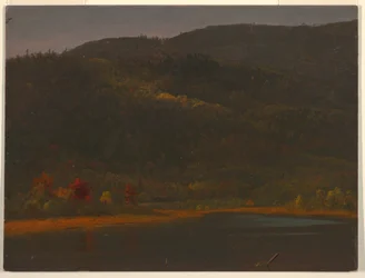 Desenho, Paisagem de outono, 1860-70