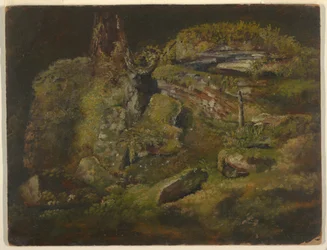Desenho, Pedregulho no bosque, ca. 1845