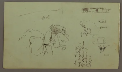 Desenho, Pedregulhos, Casa, abril de 1868