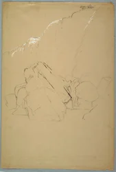 Desenho, Pedregulhos, o Banco Canadiano, 1858