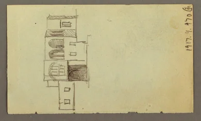 Desenho, Rapaz com turbante, possivelmente 1868