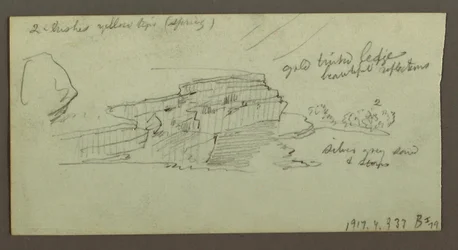 Desenho, Canyon, possivelmente 1868