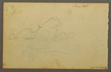 Desenho, Casa da Montanha Catskill, 1844