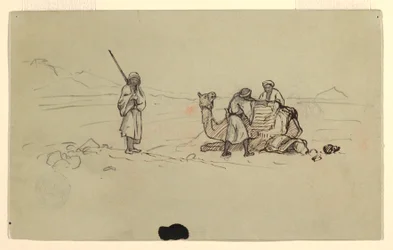 Desenho, Charing a Dromedary, fevereiro de 1868