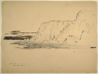 Desenho, Cliffs, setembro de 1851