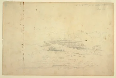 Desenho, Estudos de nuvens, agosto de 1844