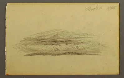 Desenho, Banco de nuvens, 1845