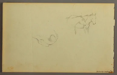 Desenho, Estudo de nuvens, 1844