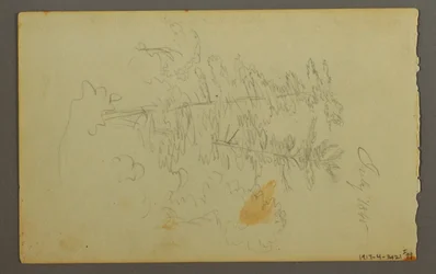 Desenho, Estudo de nuvens, 1845