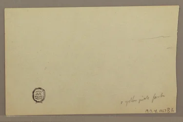 Desenho, Estudo de nuvens, década de 1860