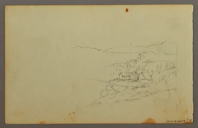 Desenho, Estudo de nuvens, possivelmente 1844