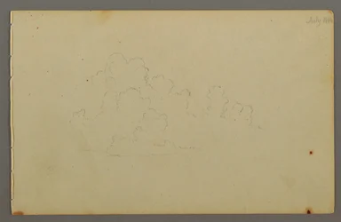 Desenho, Nuvens, 1844