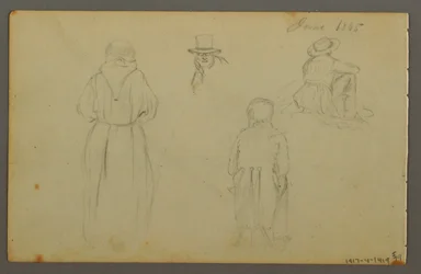 Desenho, Nuvens, 1844