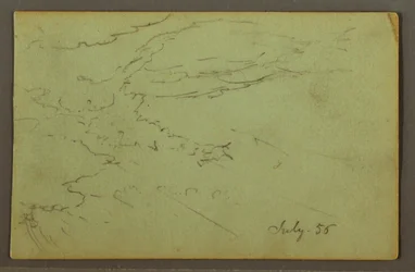 Desenho, Céu nublado, julho de 1856