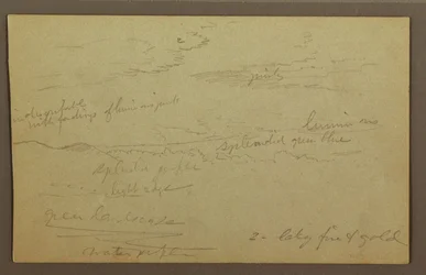Desenho, Céu nublado, possivelmente década de 1860
