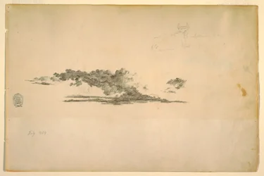 Desenho, Vaca, nuvens, julho e setembro de 1844